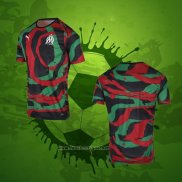 Maillot Marsella Om Africa 2021 Noir Vert Rouge Thailande