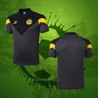 Maillot Polo Dortmund 2020-2021 Gris