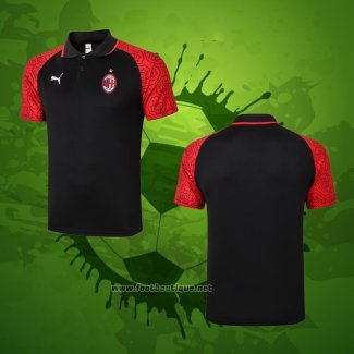 Maillot Polo Milan AC 2020-2021 Noir