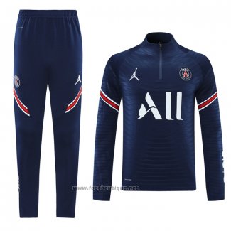 Ensemble Survetement Sweat Paris Saint-Germain 2021-2022 Bleu