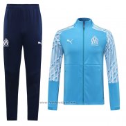 Ensemble Survetement Veste Marsella Enfant 2020-2021 Bleu