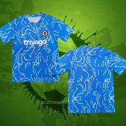 Maillot Entrainement Chelsea 2022 Bleu Claro