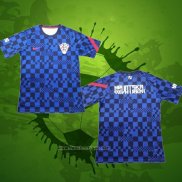 Maillot Entrainement Croatie 2021 Bleu