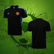 Maillot Entrainement Manchester United 2021-2022 Noir