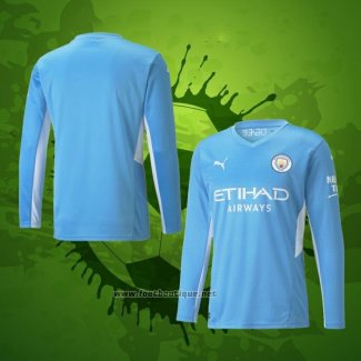 Maillot Manchester City Domicile Manches Longues 2021-2022