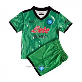 Maillot Naples Gardien Enfant 2021-2022 Vert