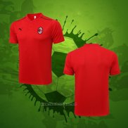 Maillot Polo Milan AC 202021-2022 Rouge