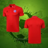 Maillot Polo Paris Saint-Germain Jordan 2021-2022 Rouge