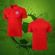 Maillot Polo Paris Saint-Germain Jordan 2021-2022 Rouge