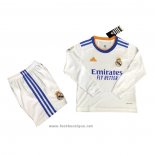 Maillot Real Madrid Domicile Manches Longues Enfant 2021-2022