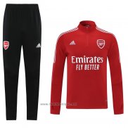 Ensemble Survetement Sweat Arsenal 2021-2022 Rouge