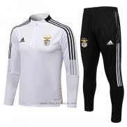 Ensemble Survetement Sweat Benfica 2021-2022 Blanc