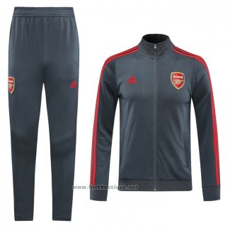 Ensemble Survetement Veste Arsenal 2020-2021 Gris