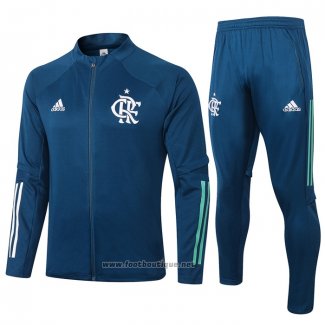 Ensemble Survetement Veste Flamengo 2020 Bleu