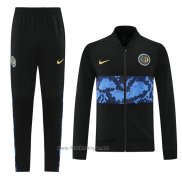 Ensemble Survetement Veste Inter Milan 2021-2022 Noir