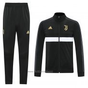 Ensemble Survetement Veste Juventus 2020-2021 Noir et Blanc