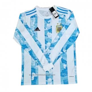 Maillot Argentine Domicile Manches Longues 2021