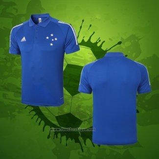 Maillot Polo Cruzeiro 2020-2021 Bleu