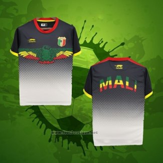 Thailande Maillot Mali 2022 Noir Y Blanc